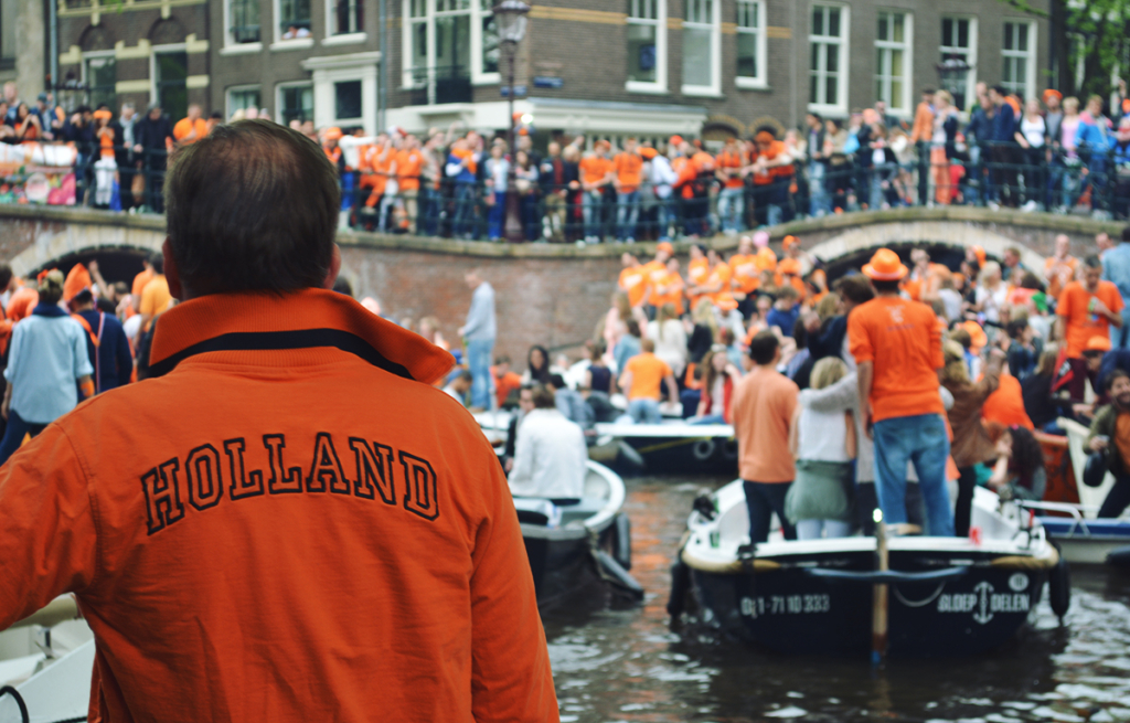 Koningsdag in Amsterdam