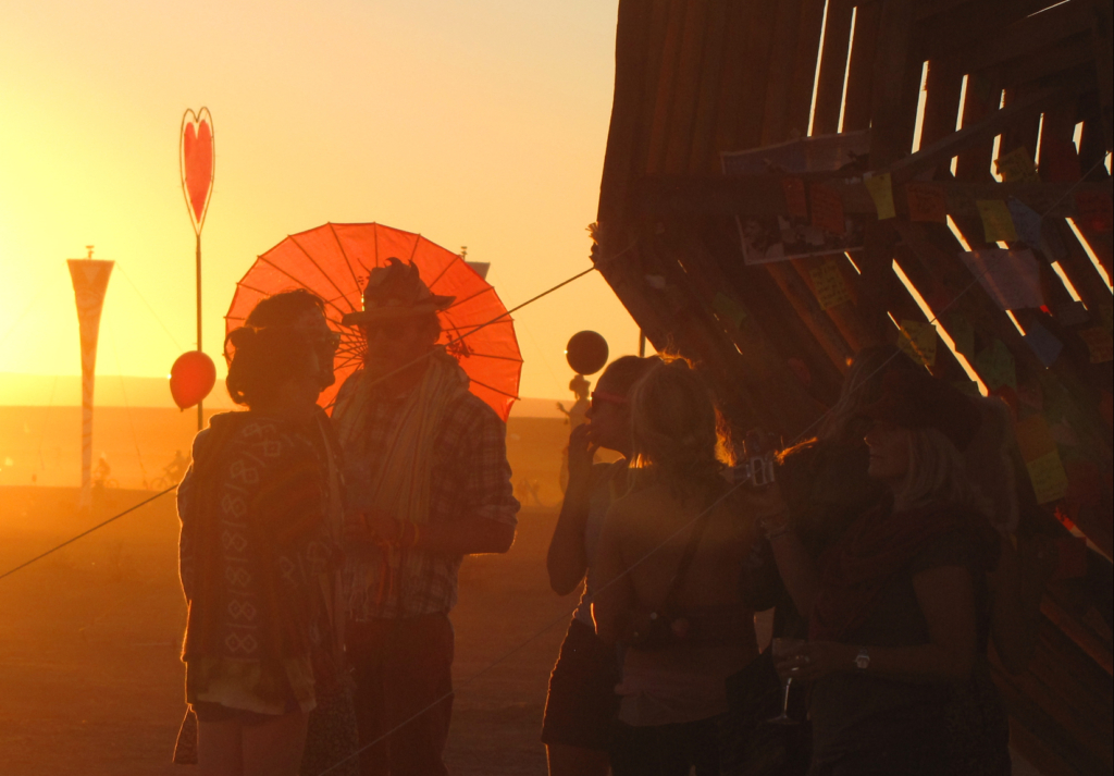 Socialising at AfrikaBurn