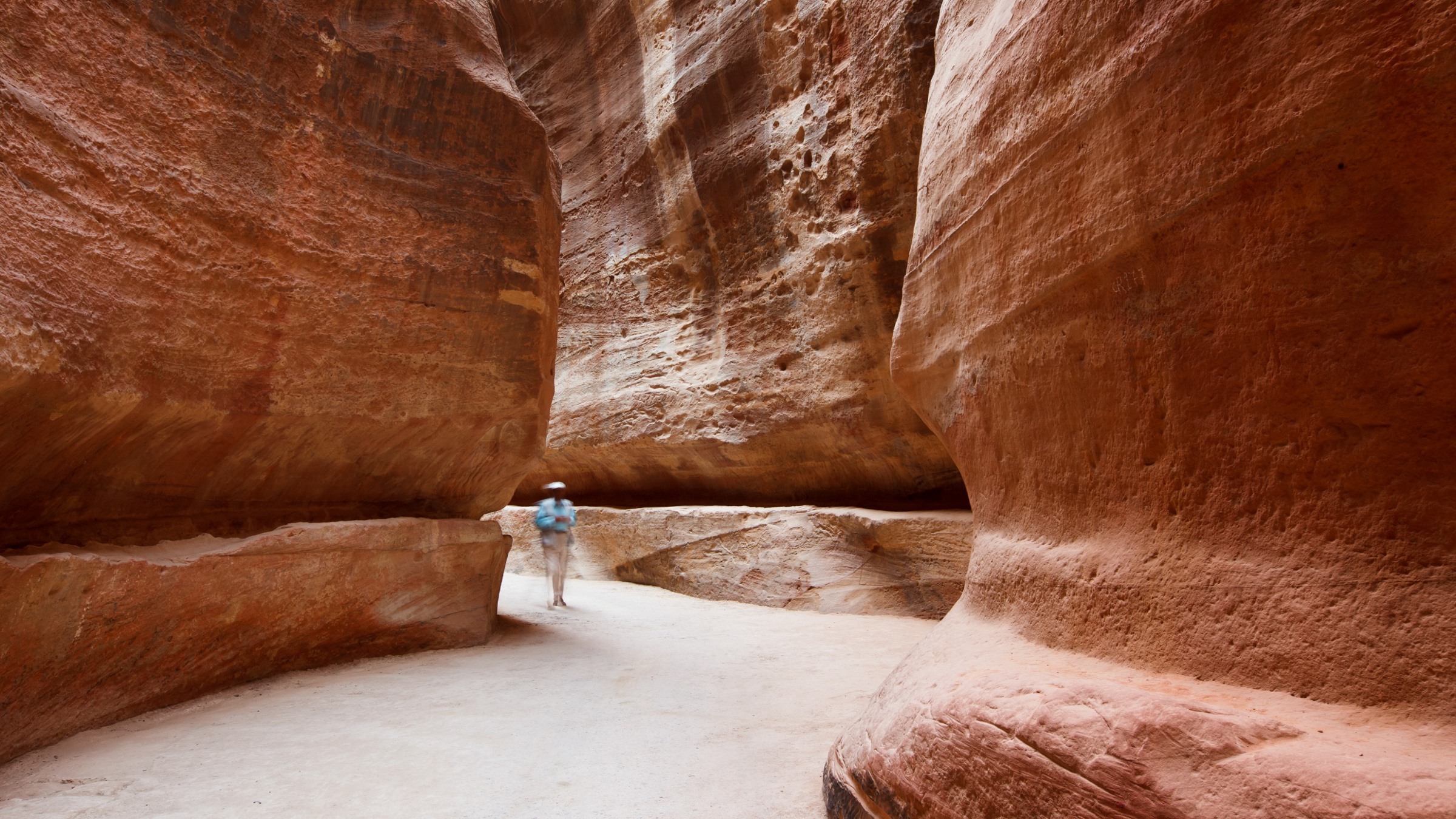 The Petra Siq in Jordan