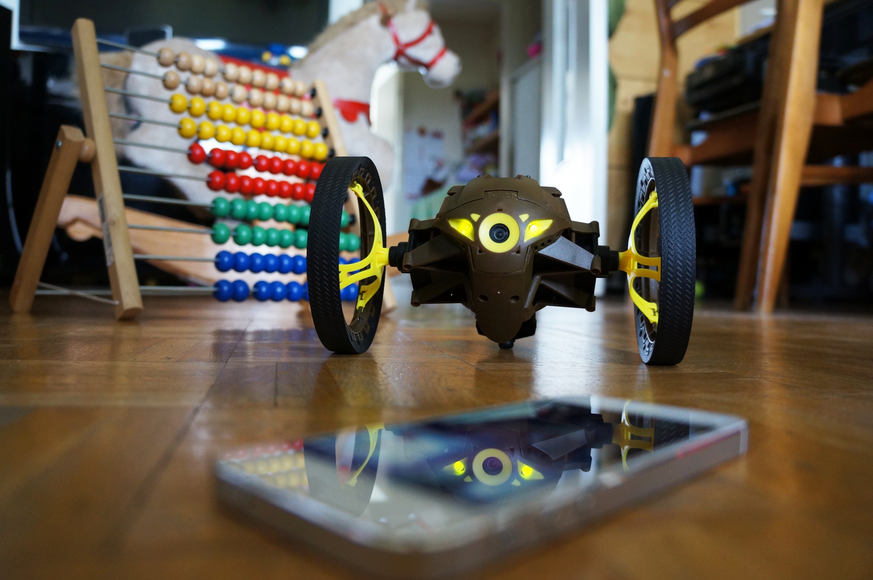 Parrot MiniDrone Sumo Parrot MiniDrone Sumo in brown and yellow