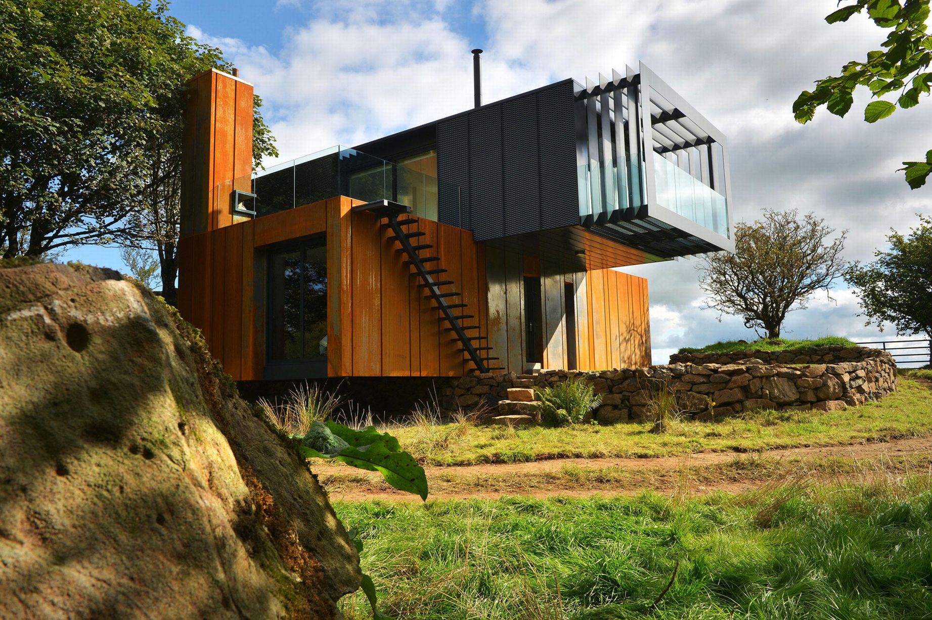 Shipping Containers Become Designer Homes Living Spaces