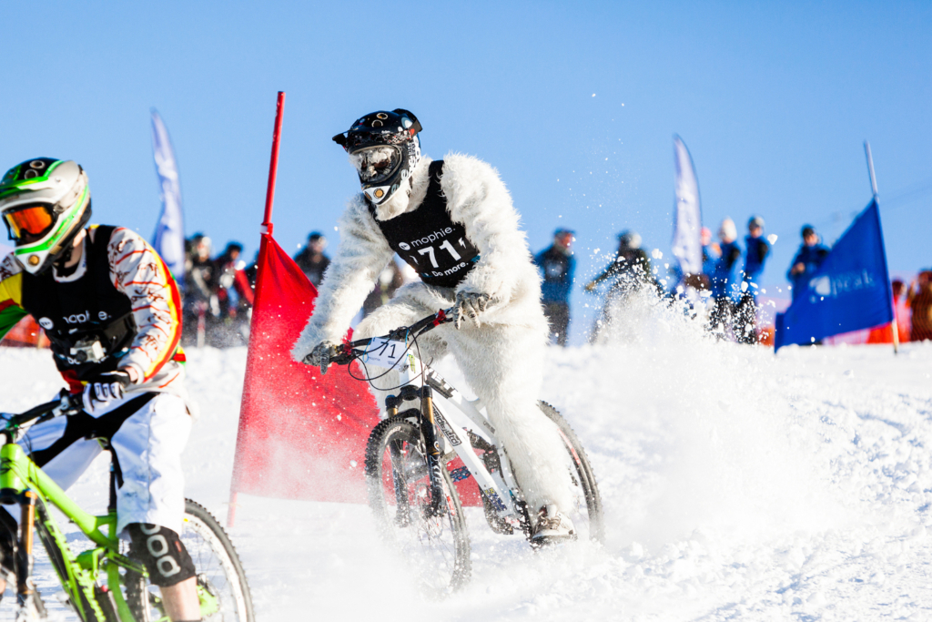 Mountain bike races at the Queenstown Winter Festival
