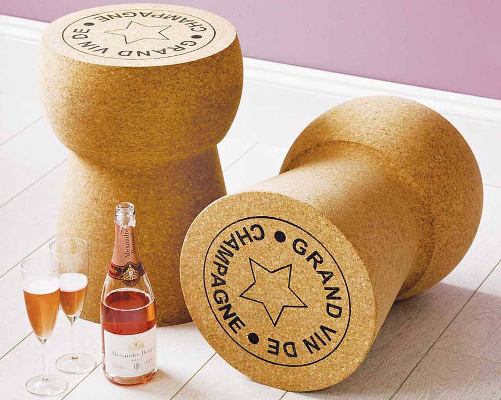 Champagne Cork Stools