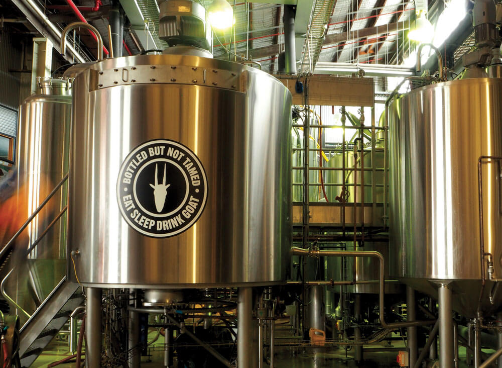 Goat 2 Brewery Tanks