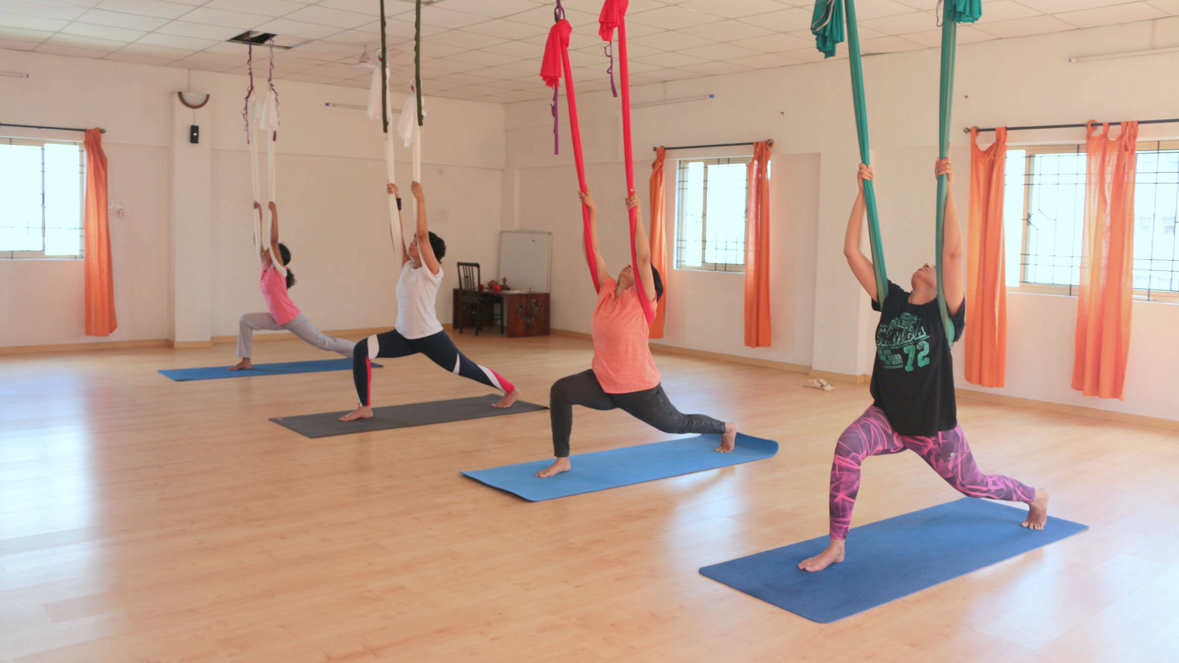 Challenge Yourself Try Aerial Yoga Amex Essentials