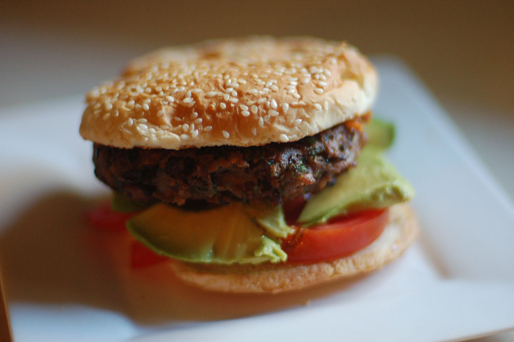 Black Bean Sweet Potato Burger Flickr