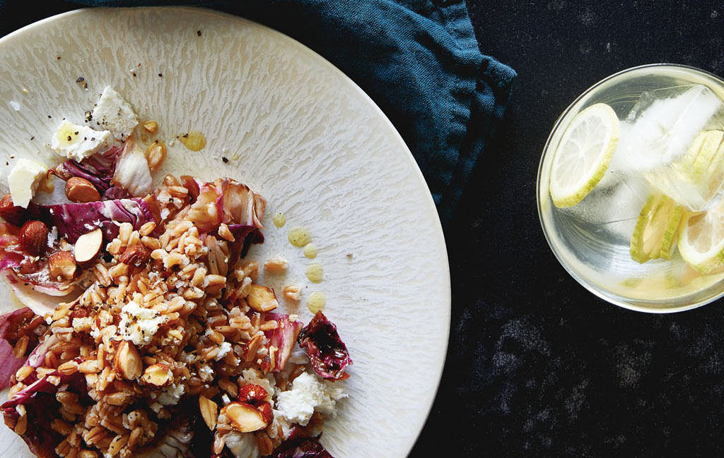 Lemony Farro Salad Kosann