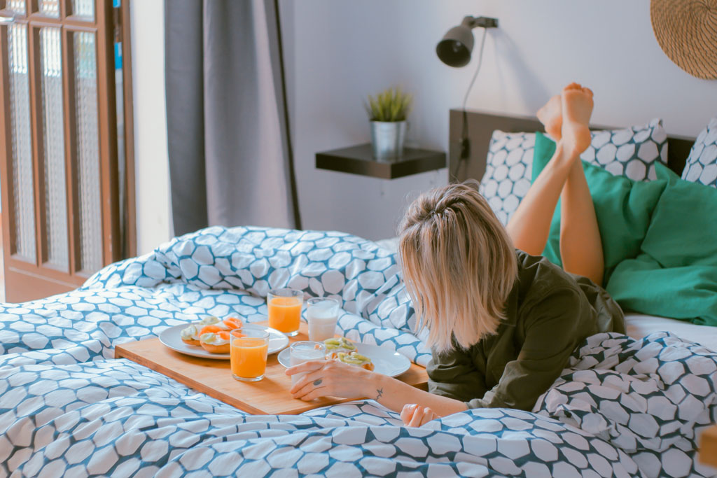 Hotel bed