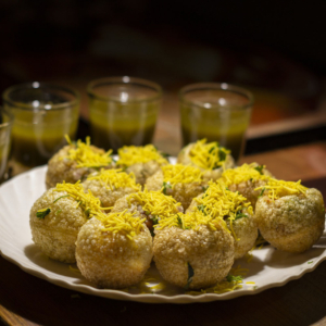 An array of street food snacks