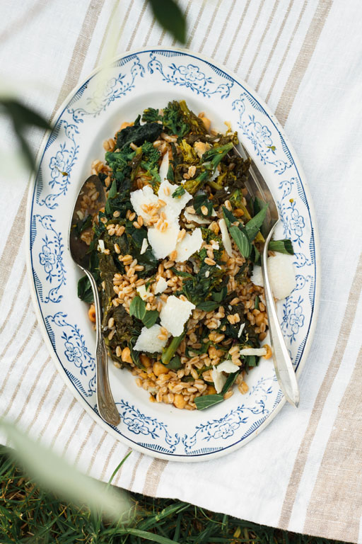Broccoli Farro salad
