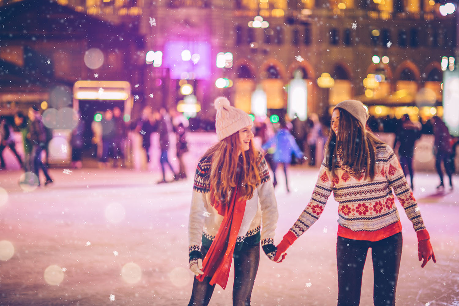 With bestie for Christmas
