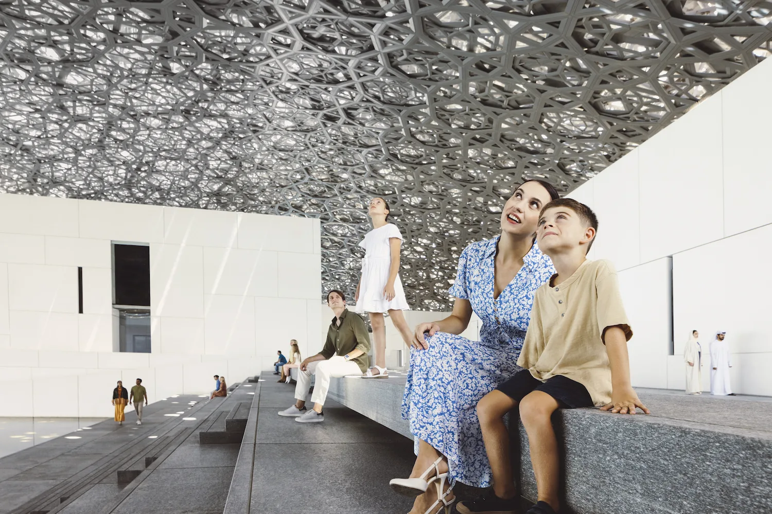 3a Under Louvre Abu Dhabi Dome of Light